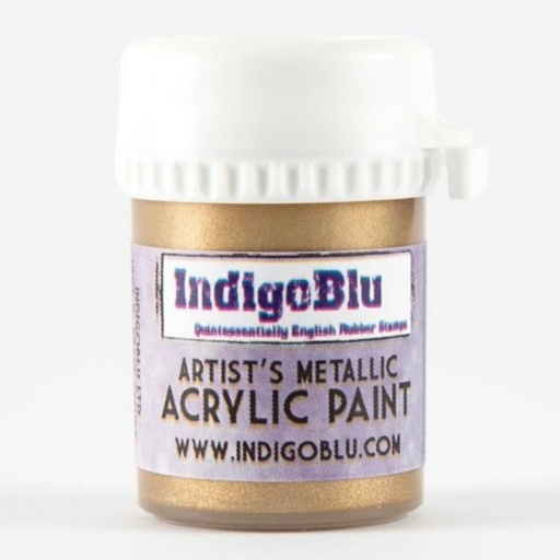 Artists Metallic Acrylic Paint - Fools Gold (20ml)
